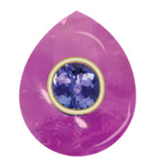 Simulated Amethyst February