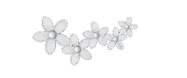 Mega Flower Cluster ezüst papucs