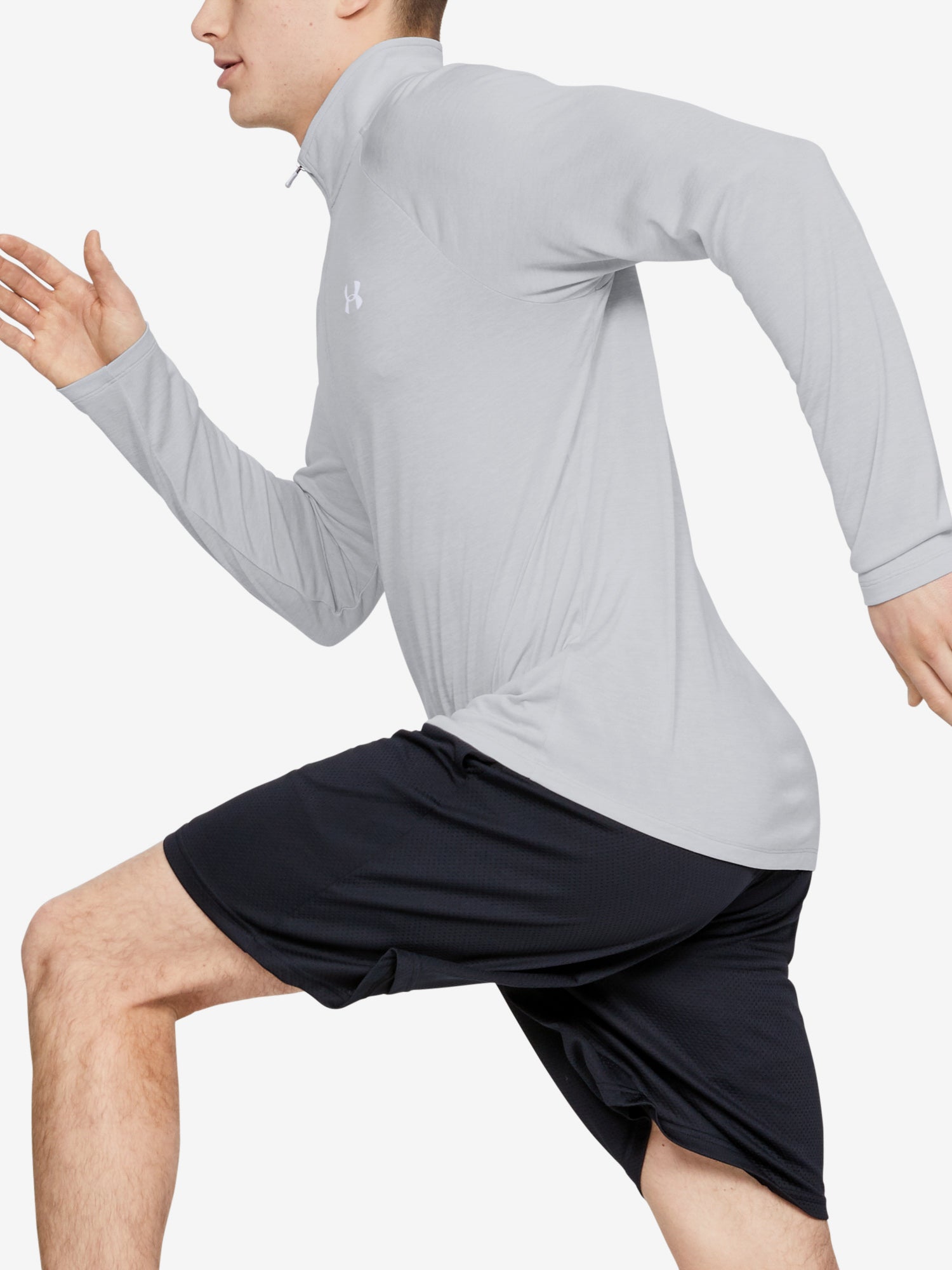 Under Armour Férfi póló Tech 2.0 1/2 Zip Hosszú ujjú póló