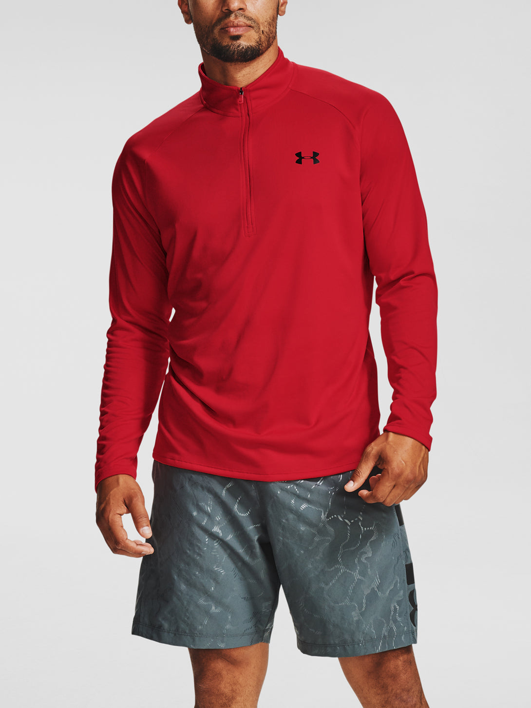 Under Armour Férfi póló Tech 2.0 1/2 Zip Hosszú ujjú póló