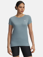 Under Armour Nõi Tech Mesh SS-GRN póló Póló zöld