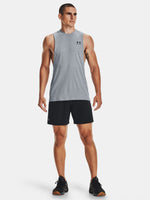 Férfi atléta Under Armour UA LEFT CHEST CUT OFF TANK-GRY