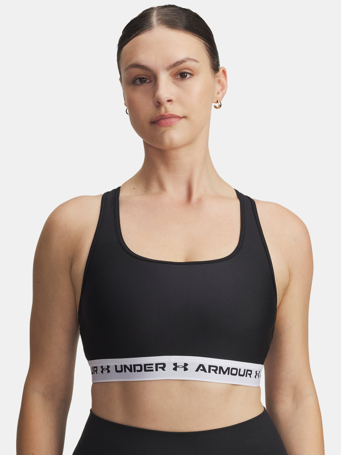 Under Armour Nõi Crossback Mid Bra-BLK melltartó Sportmelltartó