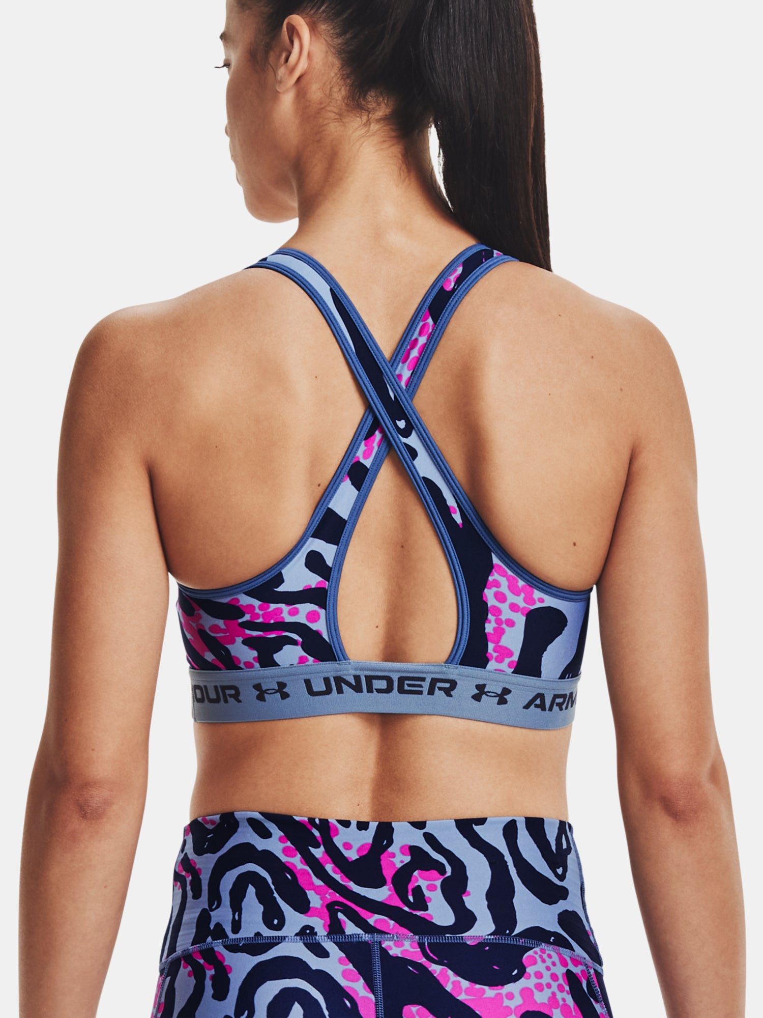 Under Armour Ua Crossback Mid Print Sportmelltartó