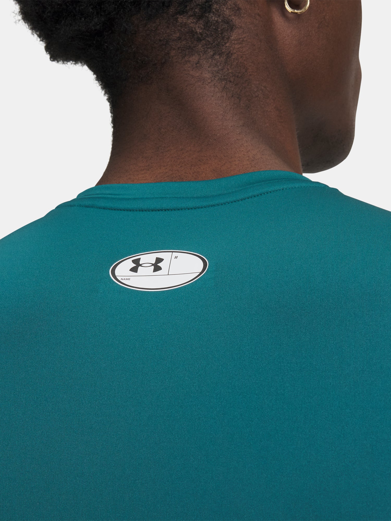 Férfi póló Under Armour UA HG Armour Comp SS-GRN