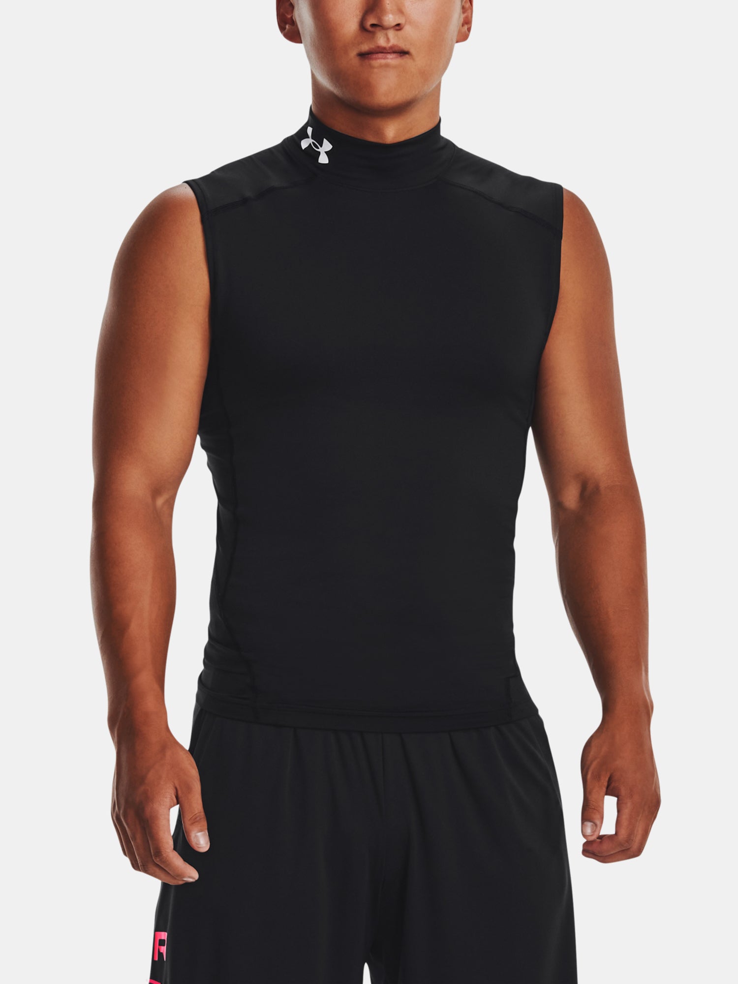 Under Armour Férfi ujjatlan UA HG Armour Comp Mock SL Atléta