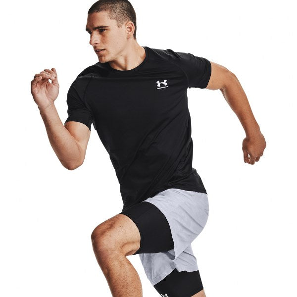 Under Armour Férfi HG Armour Fitted SS póló Póló fekete