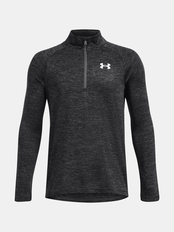 Under Armour Fiú póló UA Tech 2.0 1/2 Zip-GRY Hosszú ujjú póló