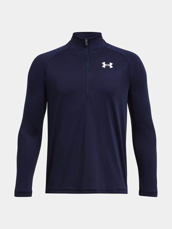 Under Armour Fiú póló UA Tech 2.0 1/2 Zip-BLU Pulóver