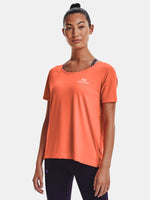 Under Armour Nõi UA Rush Energy SS póló Póló narancssárga