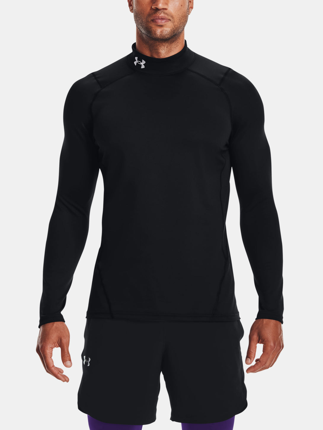 Under Armour Férfi póló CG Armour Fitted Mock Hosszú ujjú póló