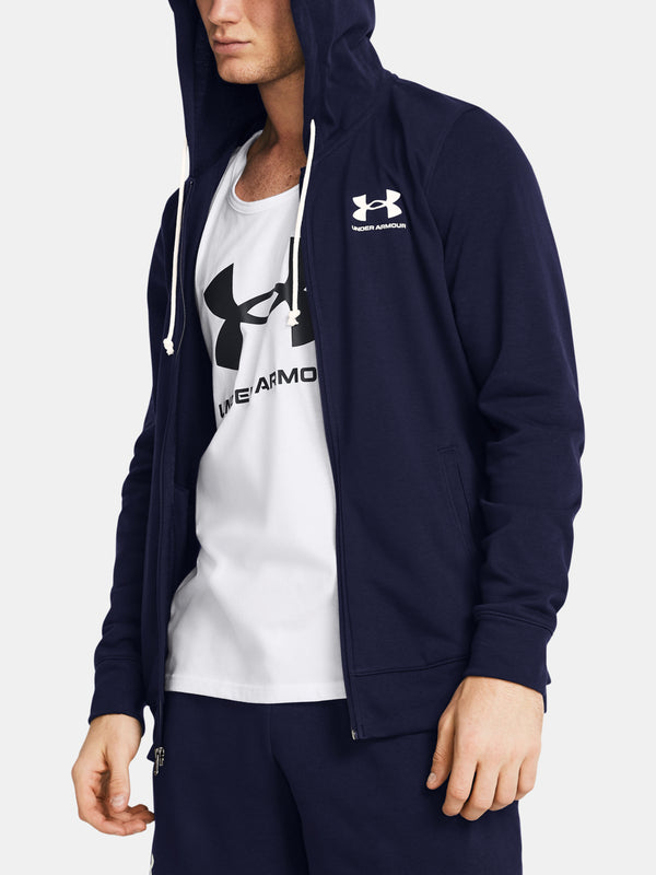 Under Armour Férfi pulóver cipzárral UA Rival Terry LC FZ Pulóver