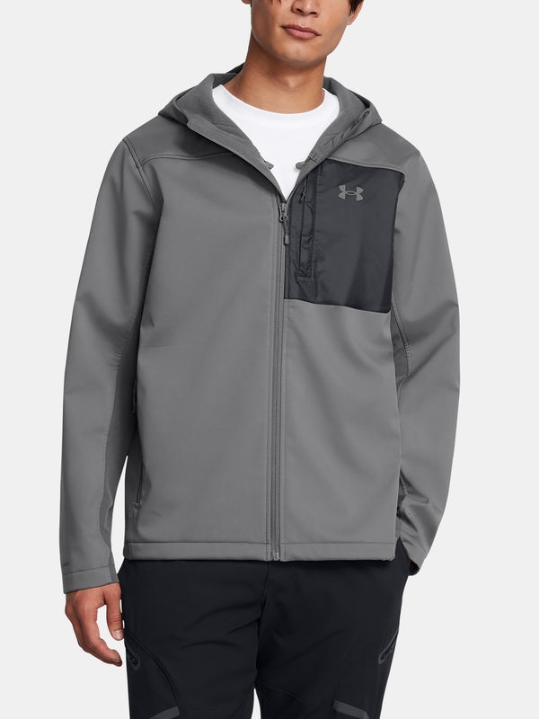 Under Armour SHIELD HOODED JACKET-GRY férfi kabát Kabát