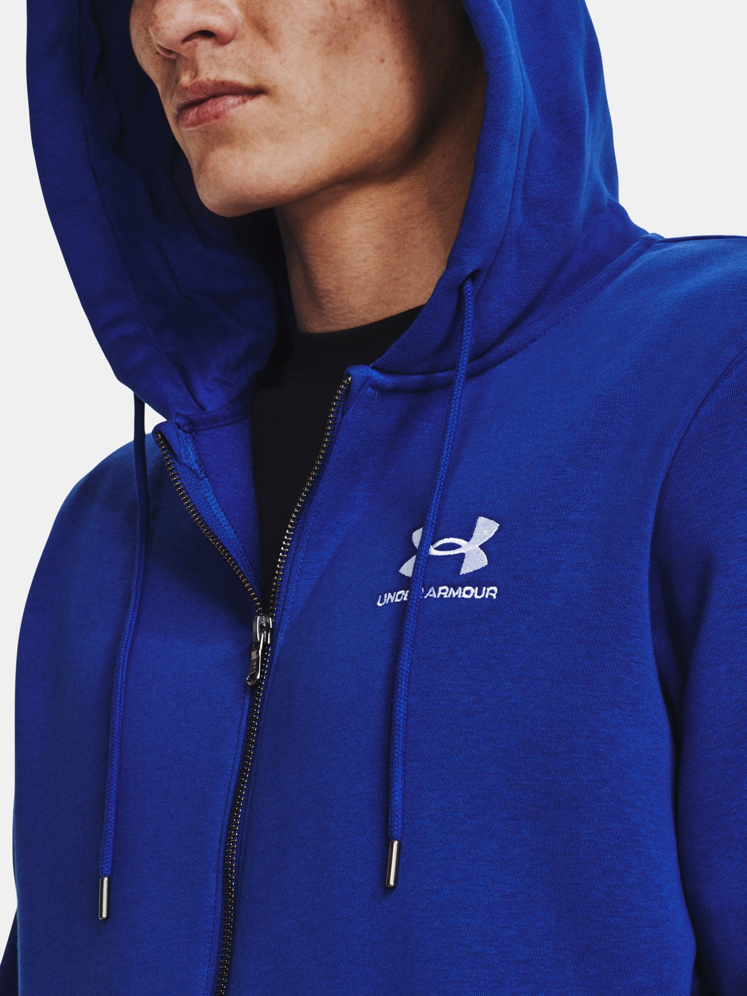 Férfi Under Armour UA Essential Fleece FZ Hood pulóver