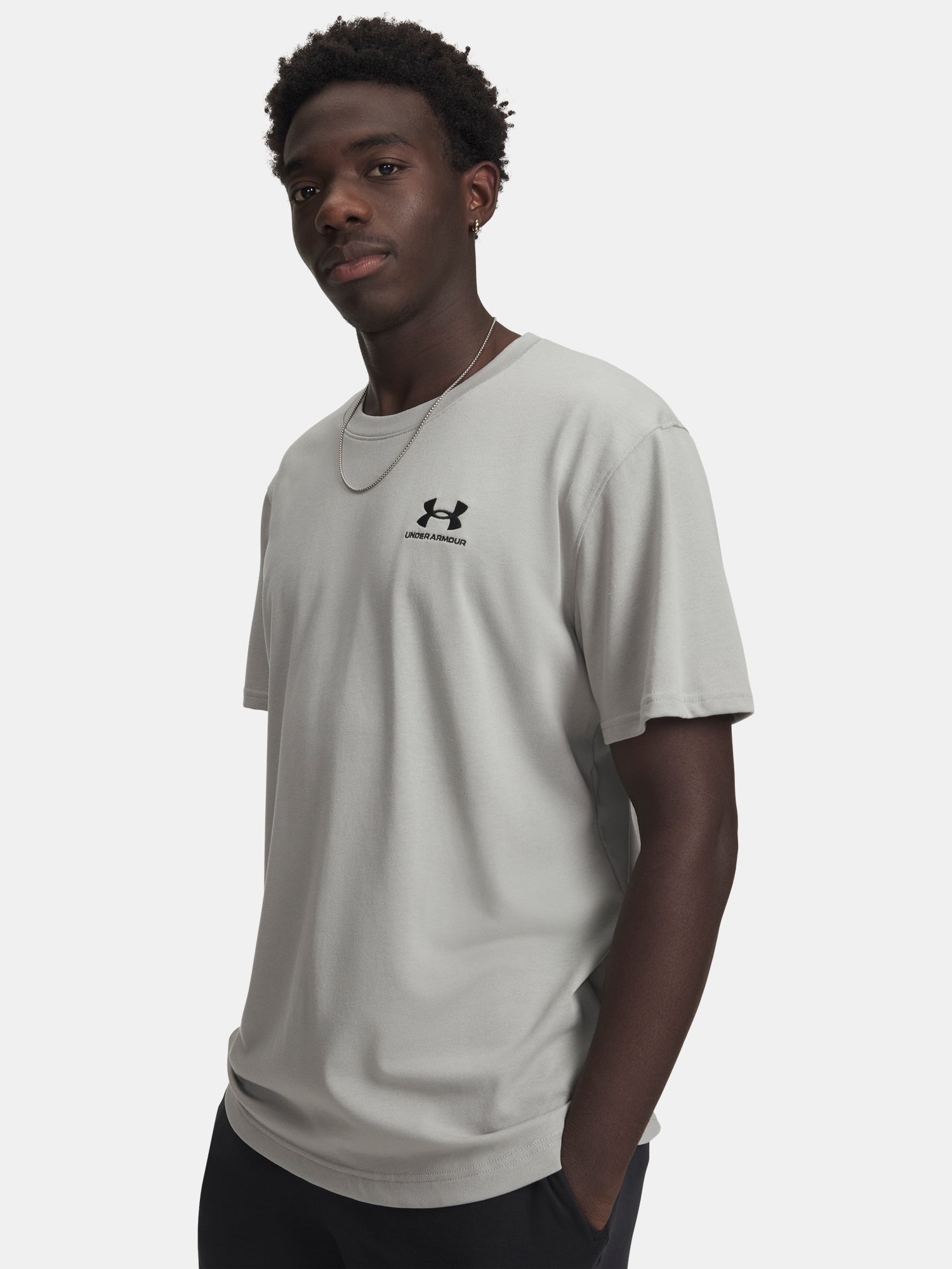 Férfi póló Under Armour UA M LOGO EMB HEAVYWEIGHT SS