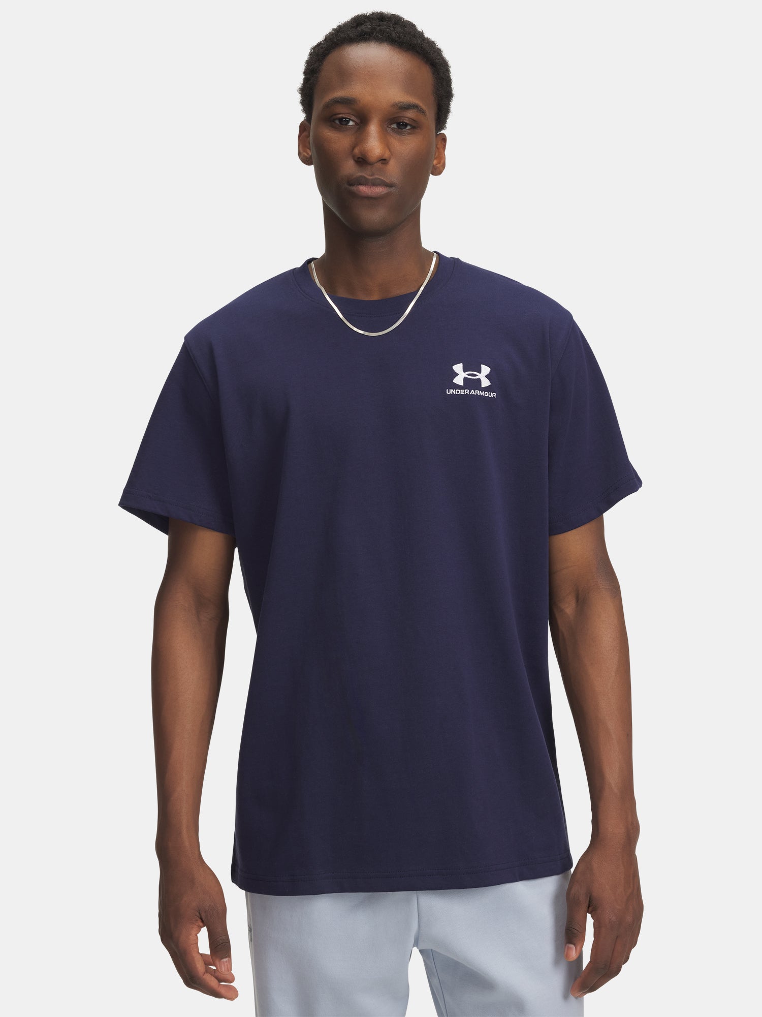 Férfi póló Under Armour UA M LOGO EMB HEAVYWEIGHT SS