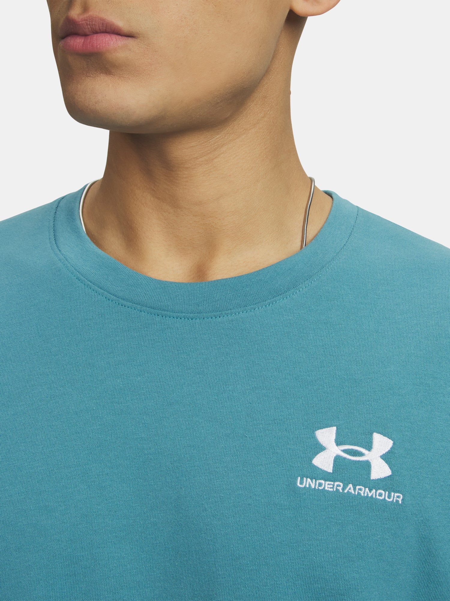 Férfi póló Under Armour UA M LOGO EMB HEAVYWEIGHT SS