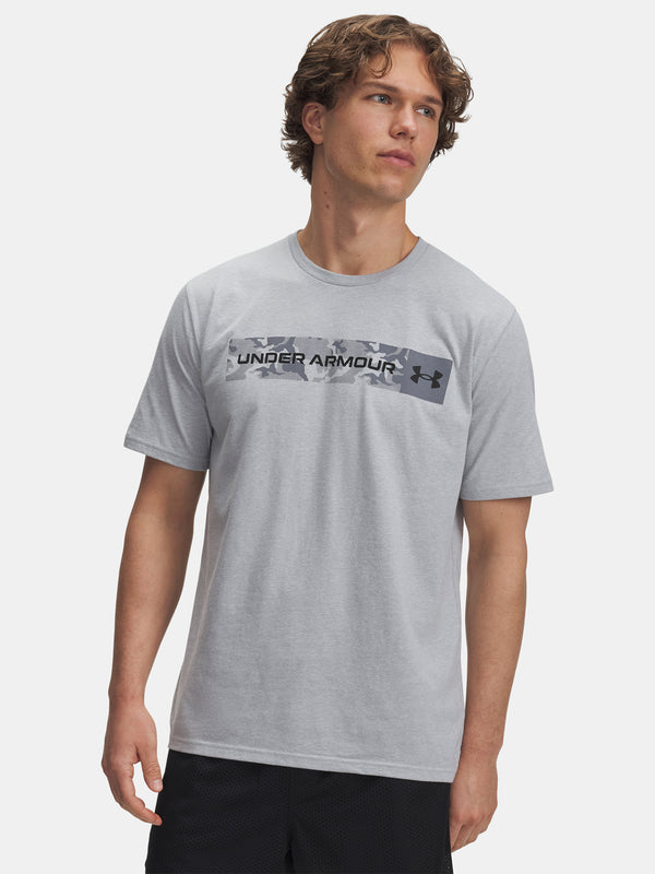 Under Armour Férfi póló UA CAMO CHEST STRIPE SS-GRY Póló
