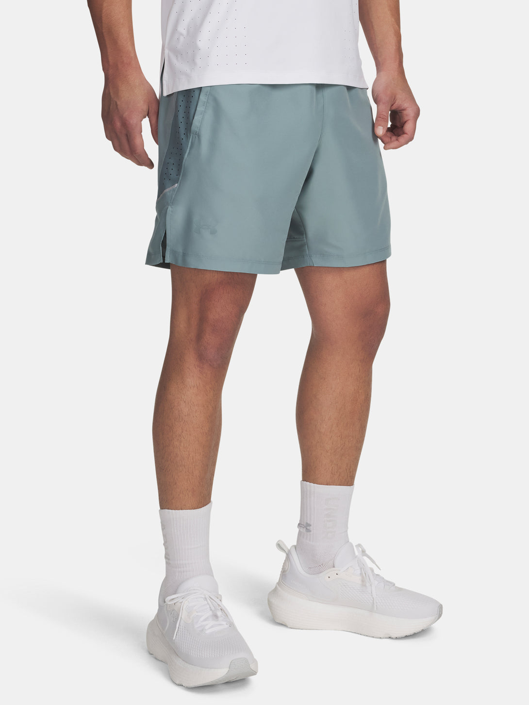 Under Armour Férfi rövidnadrág UA LAUNCH PRO 2n1 7\'\' SHORTS-GRN Short