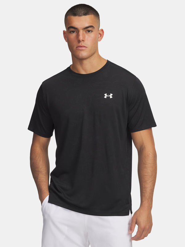 Under Armour Férfi póló UA Tech Vent Jacquard SS-BLK Póló