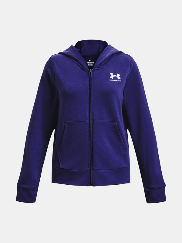 Under Armour Lány pulóver UA Rival Terry FZ Hoodie Pulóver
