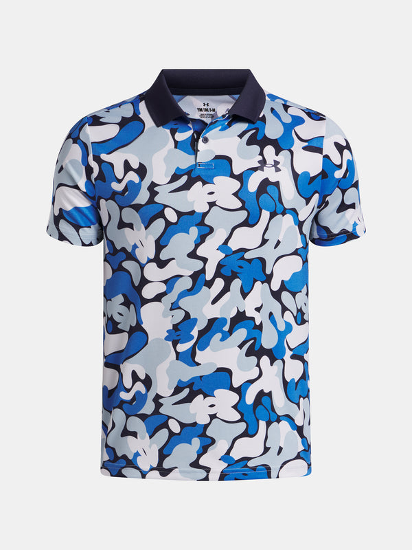 Under Armour Fiú póló UA Matchplay Printed Polo-BLU Póló