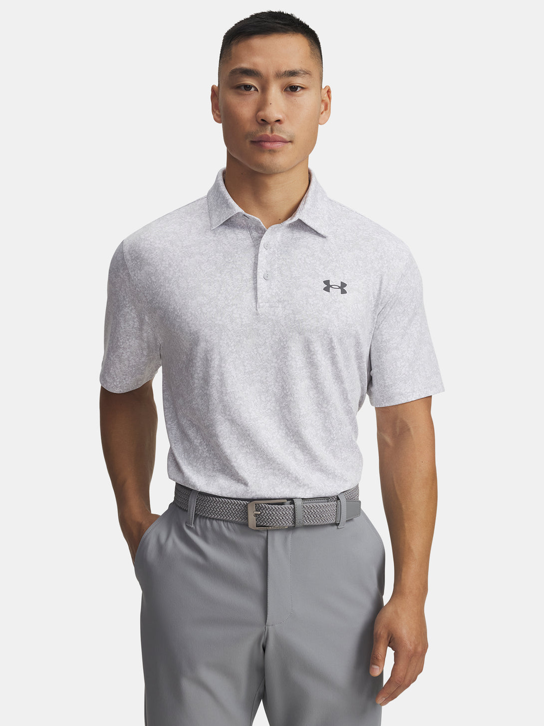 Under Armour Férfi póló UA Playoff 3.0 Printed Polo-WHT Póló