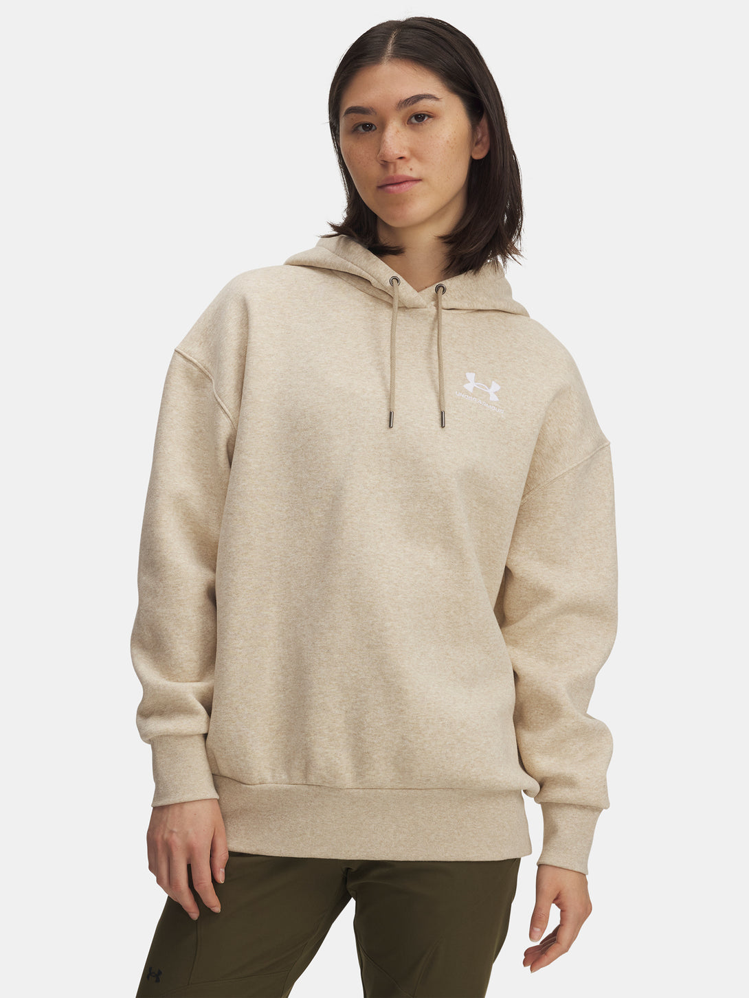 Under Armour Nõi pulóver UA Icon Fleece OS Hoodie-BRN Pulóver