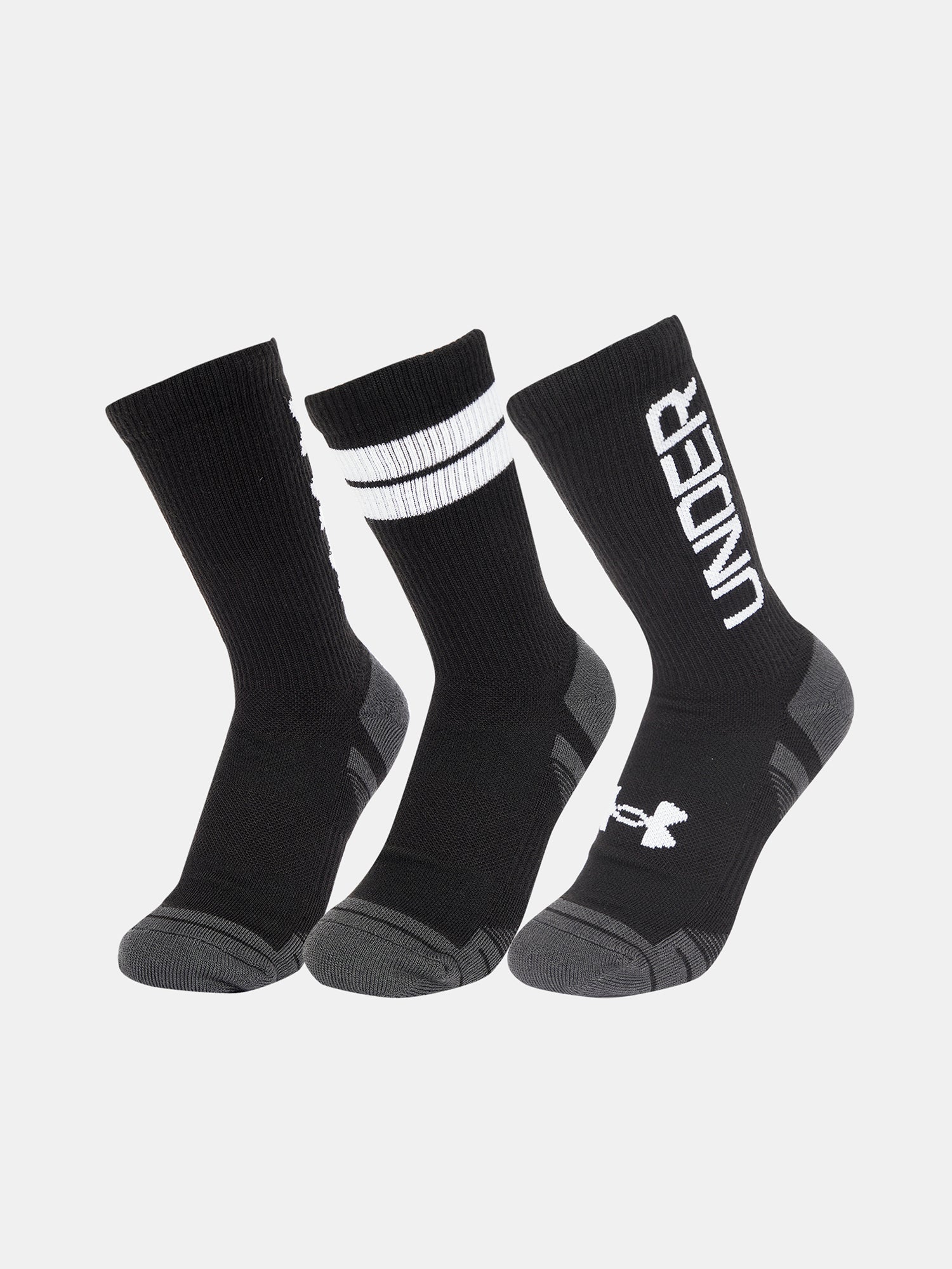 Under Armour Unisex zokni UA Perf Tech Nov Crew (3 pár) Zokni