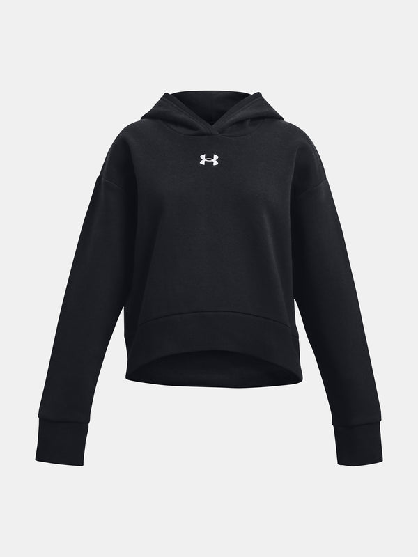 Under Armour Lány UA Rival Fleece Crop Hoodie pulóver Pulóver