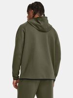 Under Armour Férfi UA Unstoppable Flc Pulóver zöld