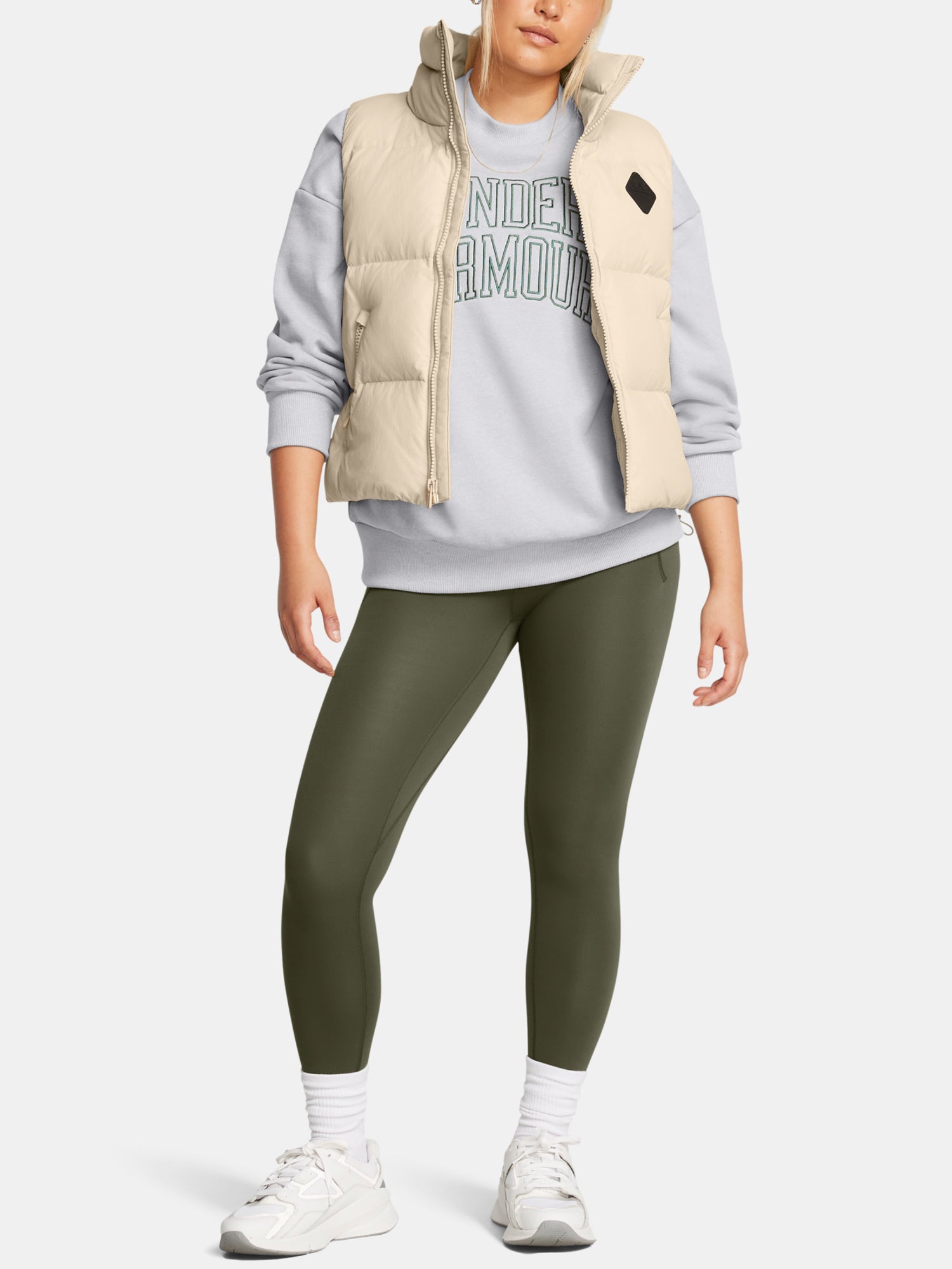 Under Armour Nõi Meridian Ankle Leg Leggings zöld
