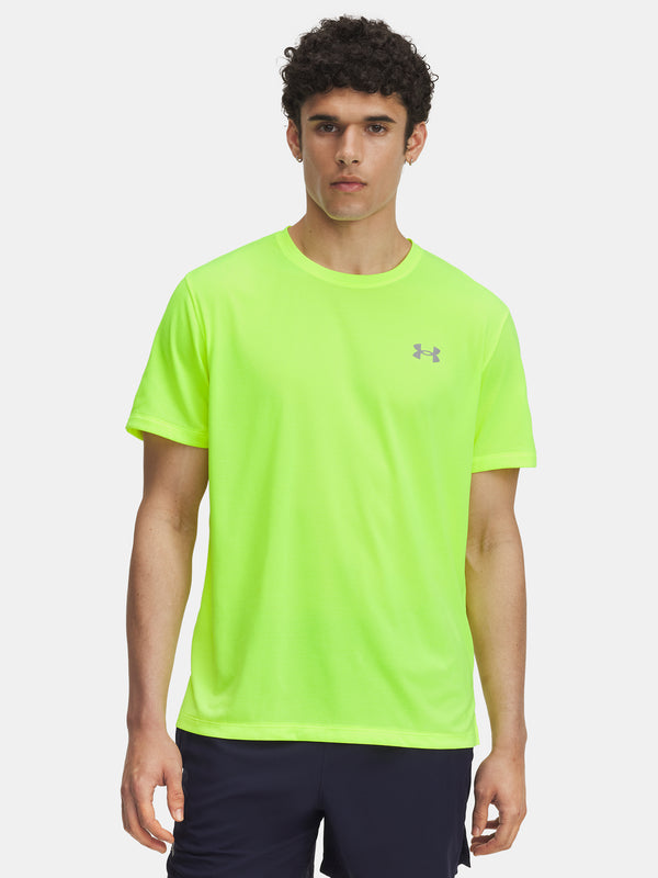 Under Armour Férfi póló UA LAUNCH SHORTSLEEVE-YLW Póló