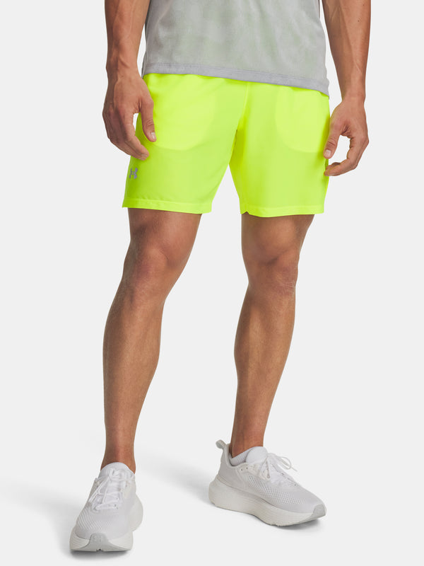 Under Armour Férfi rövidnadrág UA LAUNCH 7\'\' SHORTS-YLW (sárga) Short