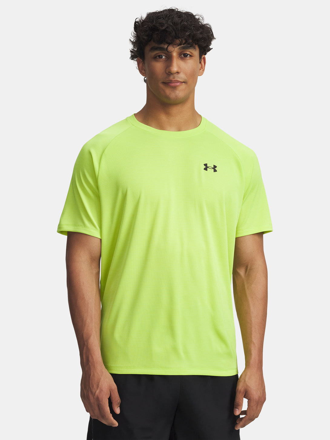 Under Armour Férfi UA Tech Textured SS-GRN póló Póló