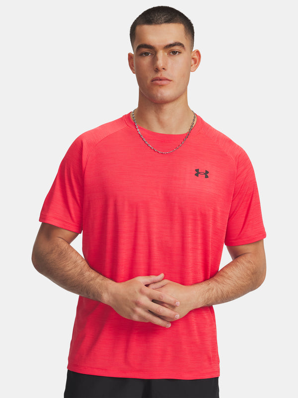 Under Armour Férfi UA Tech Textured SS-RED póló Póló