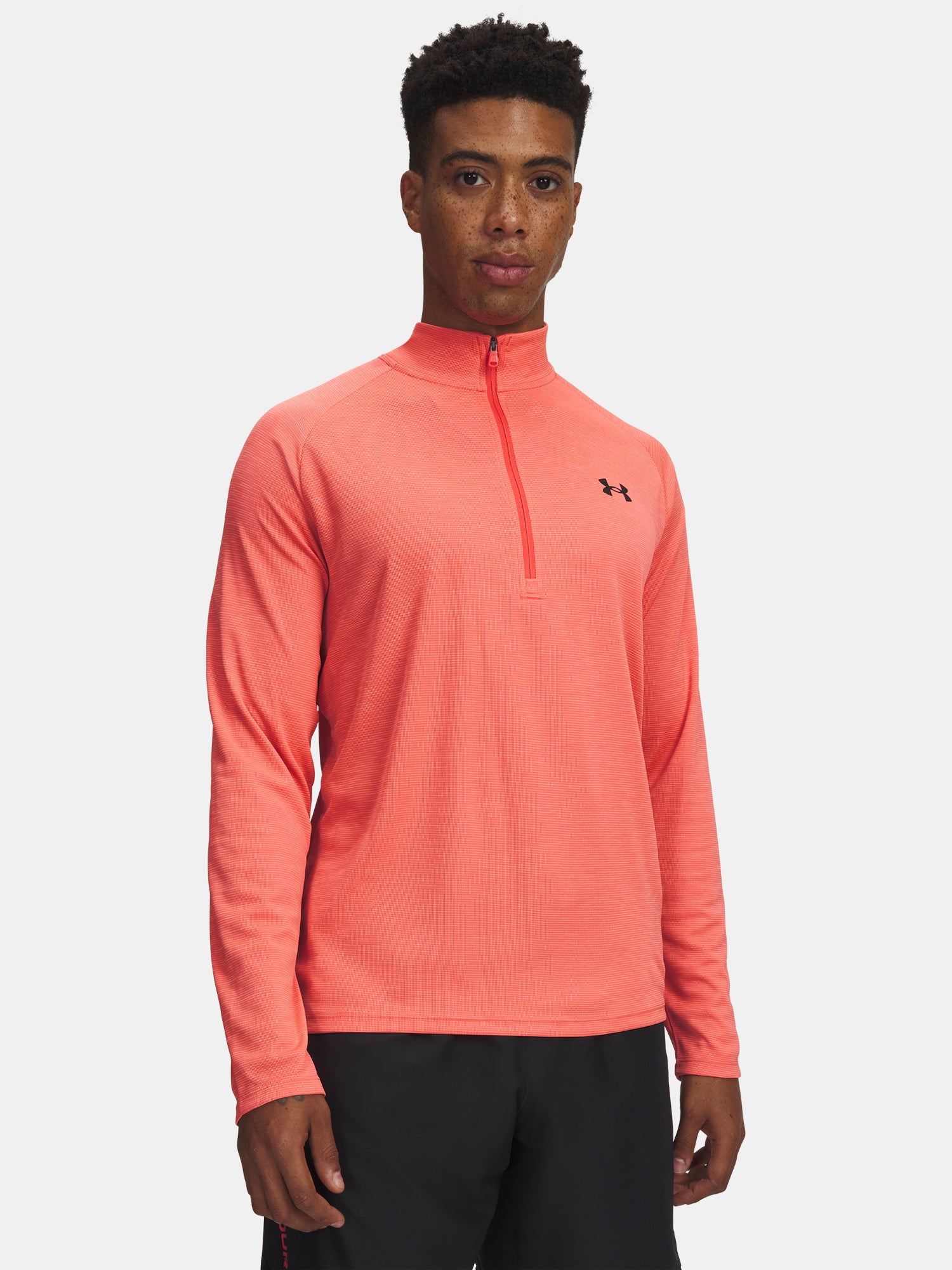 Férfi Under Armour UA Tech Textured 1/2 Zip póló