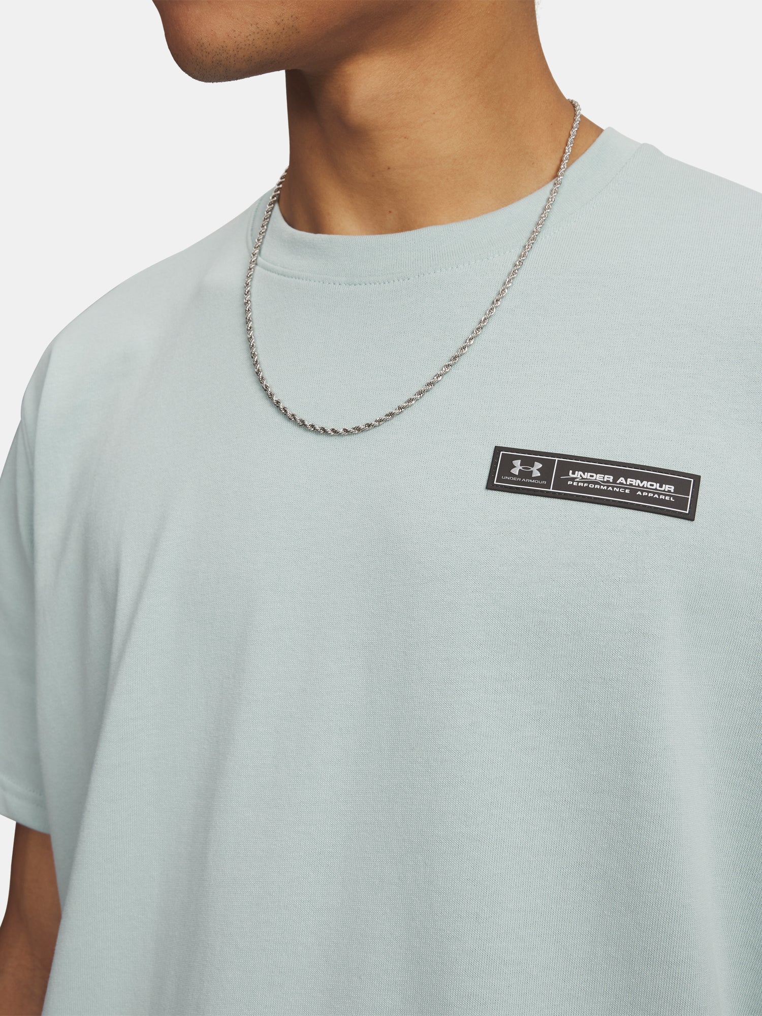 Férfi póló Under Armour UA HW ARMOUR LABEL SS-BLU