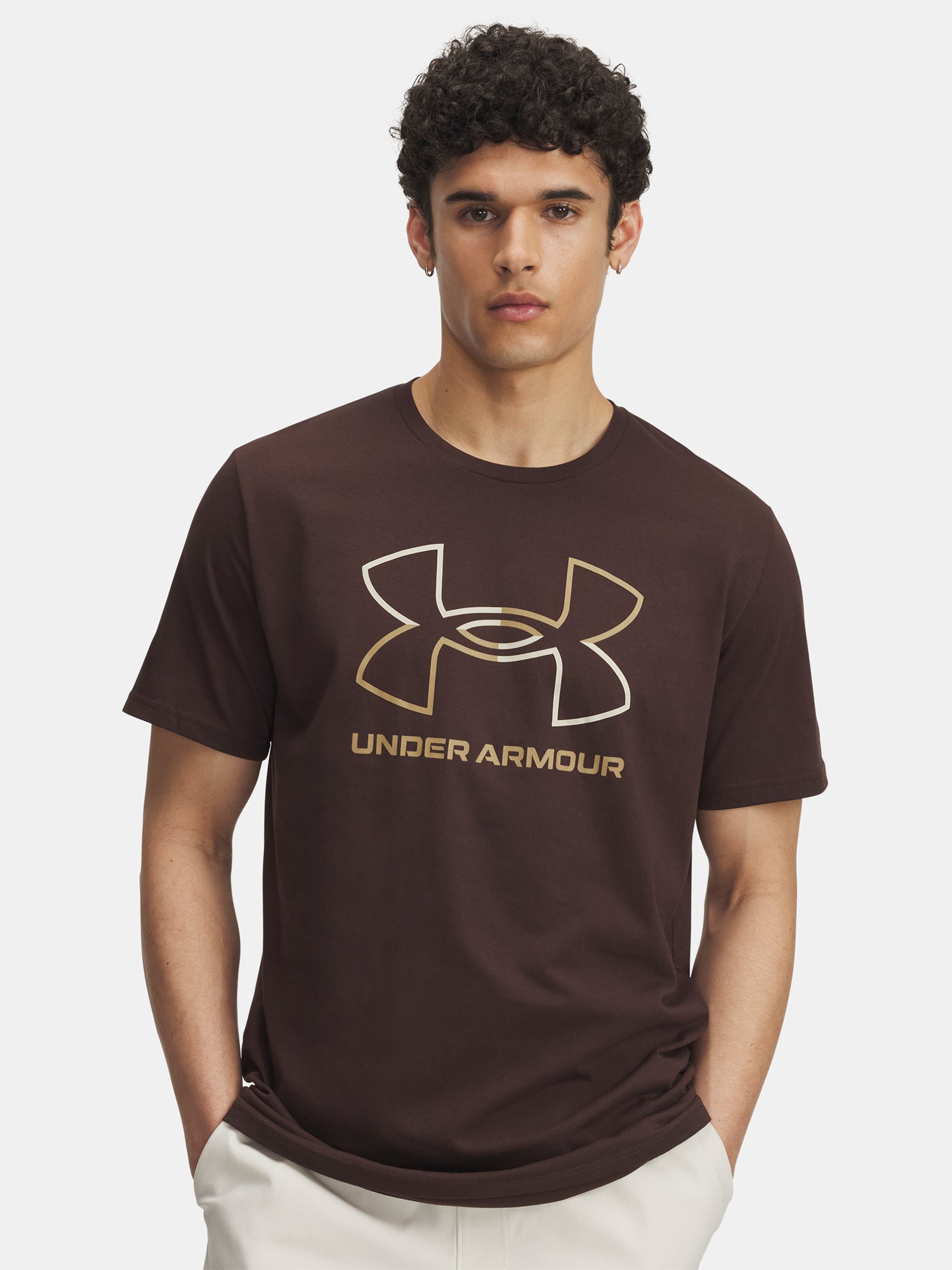 Under Armour Férfi póló UA GL FOUNDATION UPDATE SS-BRN Póló