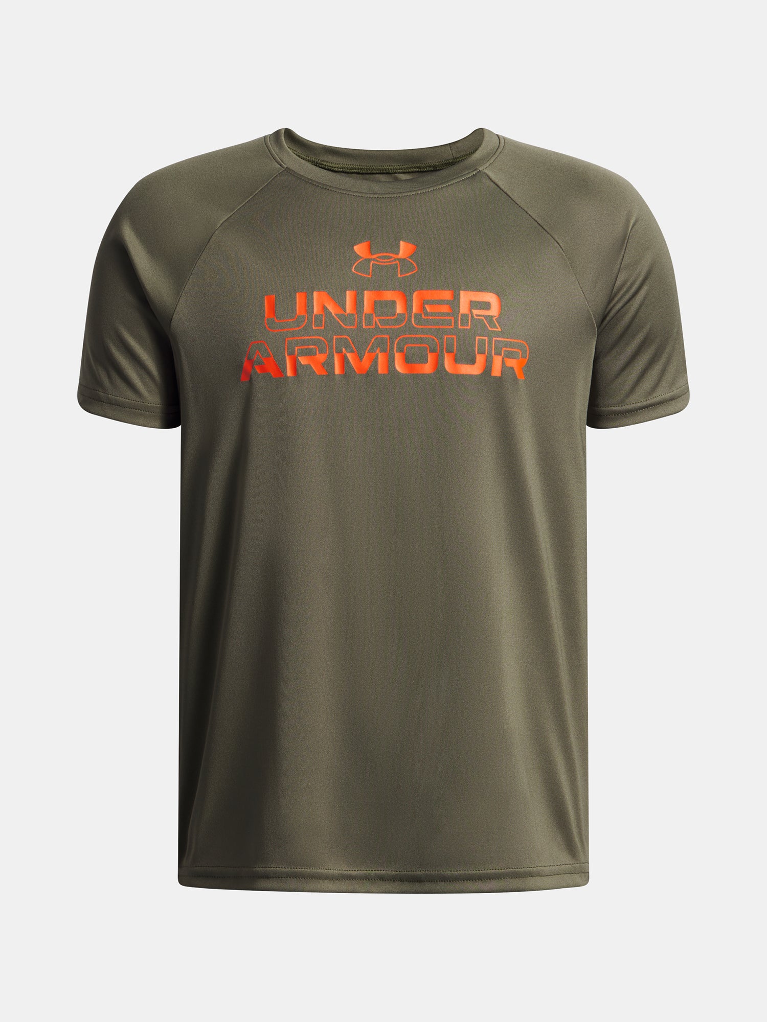 Under Armour Fiú UA Tech Split Wordmark SS-GRN póló Póló