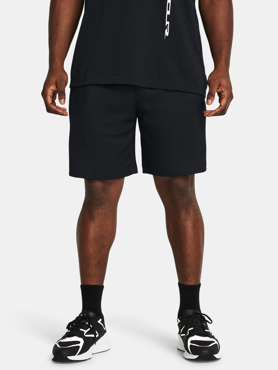 Under Armour Férfi UA Rival Waffle Short-BLK rövidnadrág Short