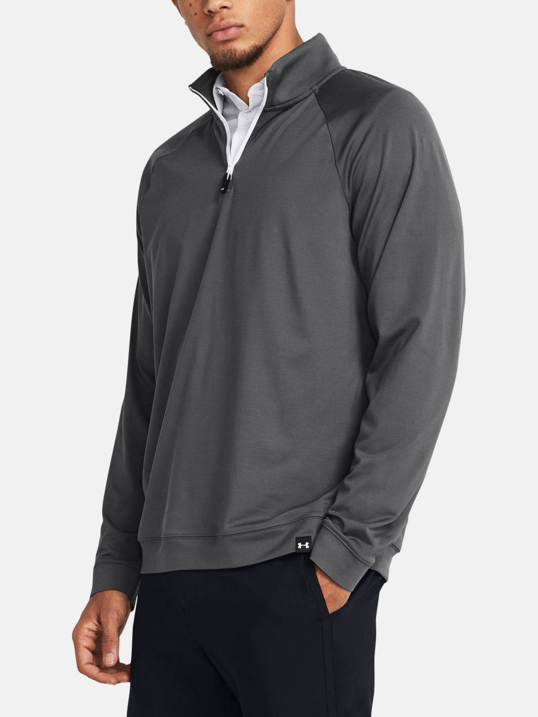 Under Armour Férfi pulóver UA Midlayer QZ LB-GRY Pulóver