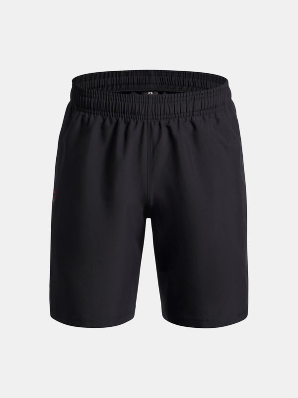 Under Armour Fiú rövidnadrág UA Tech Woven Wordmark Short-BLK Short