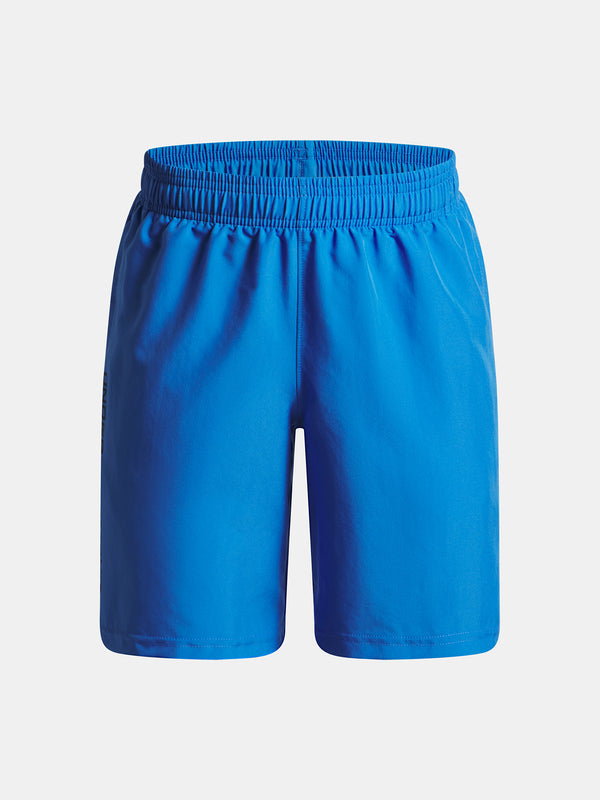 Under Armour Fiú rövidnadrág UA Tech Woven Wordmark Short-BLU Short