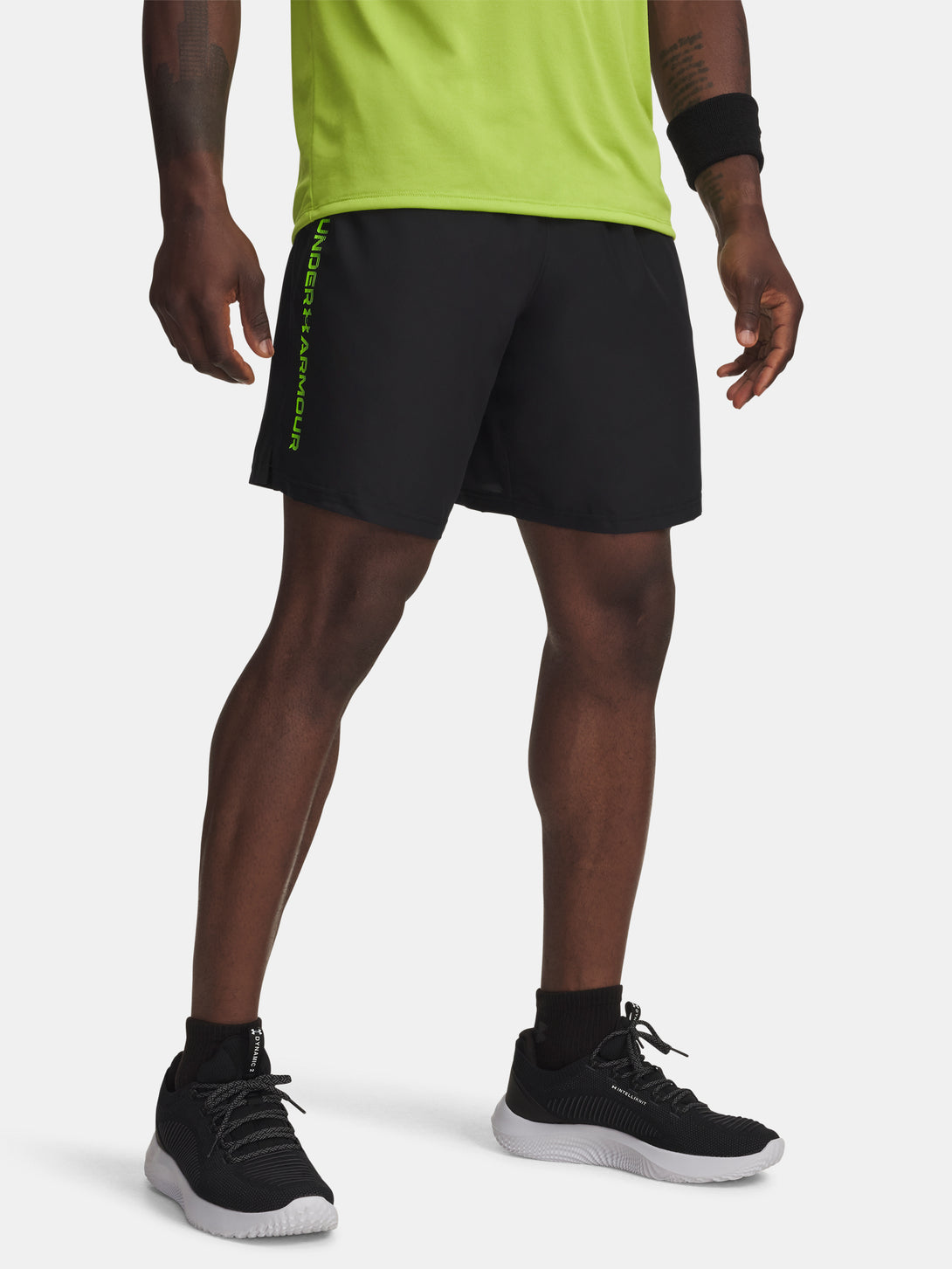 Under Armour Férfi rövidnadrág UA Tech Woven Wordmark Short-BLK Short
