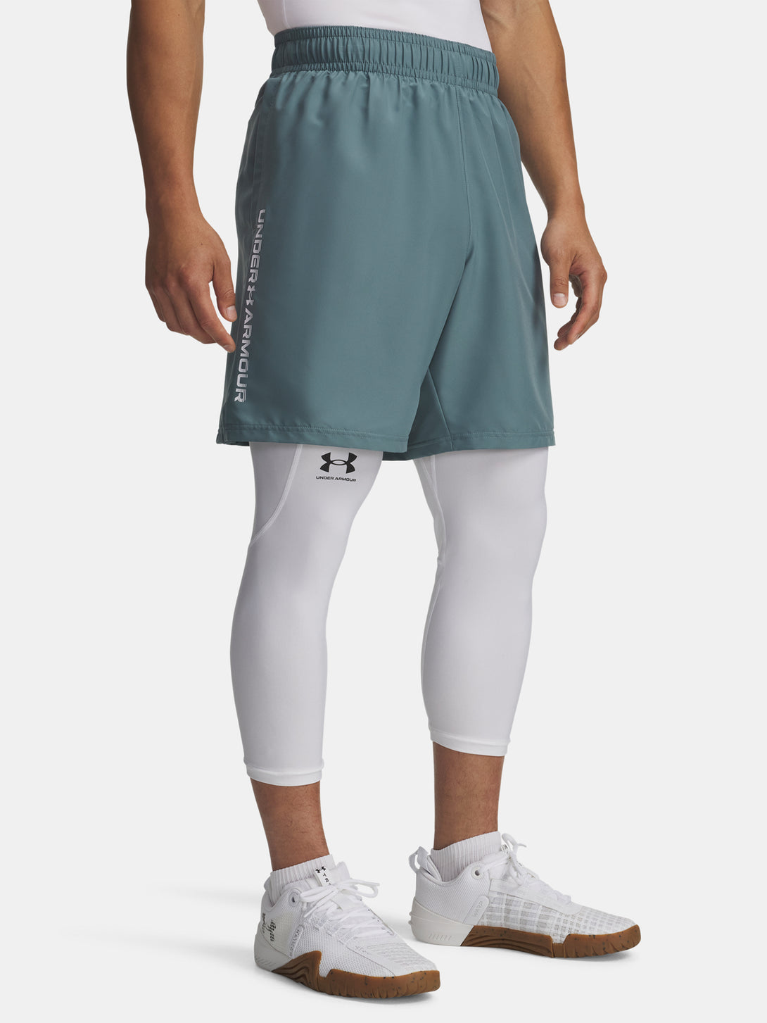 Under Armour Férfi rövidnadrág UA Tech Woven Wordmark Short-BLU Short