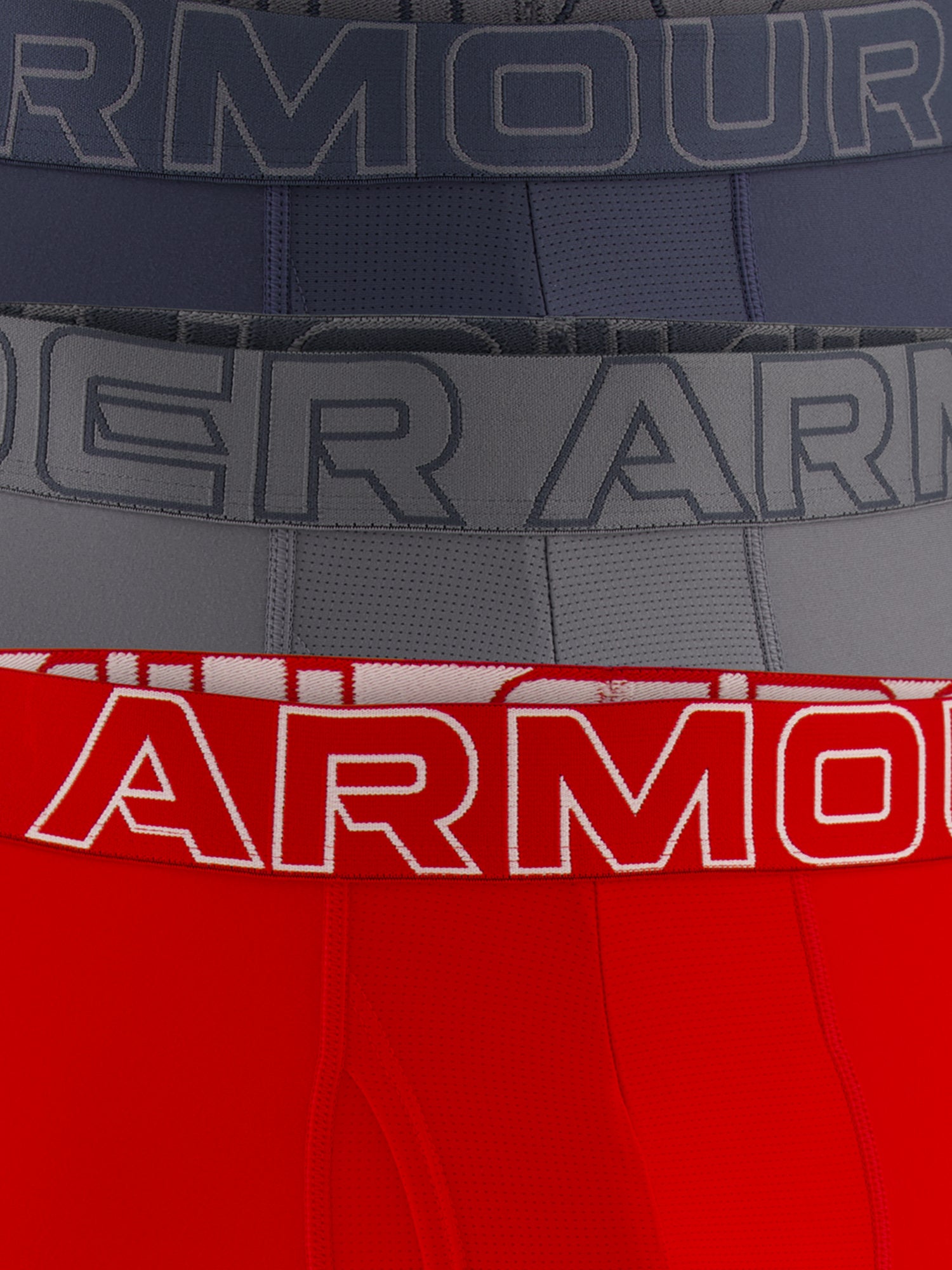 Férfi boxer Under Armour Ua Performance Tech - Solid 6in - 3pk