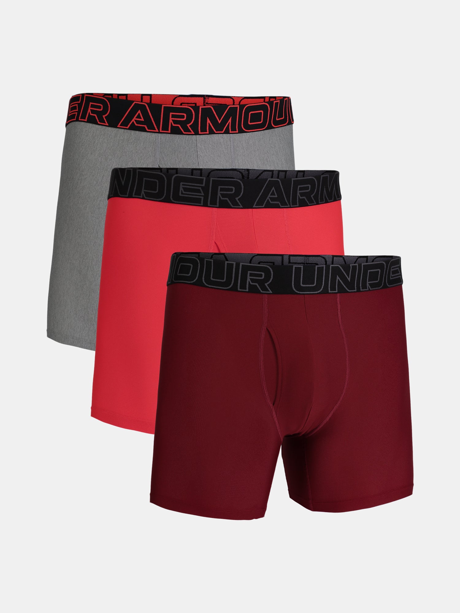 Under Armour Férfi M UA Perf Tech Mesh 6in boxeralsó (3db) Fehérnemű