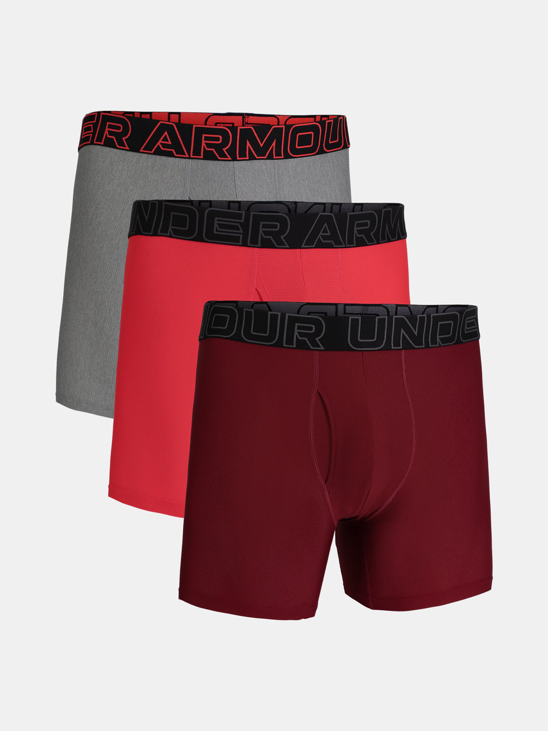 Under Armour Férfi M UA Perf Tech Mesh 6in boxeralsó (3db) Fehérnemű