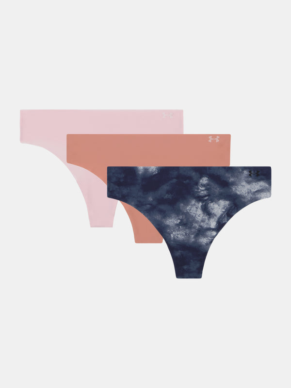 Under Armour Nõi UA Pure Stretch NS Nov THONG bugyi (3db) Fehérnemű